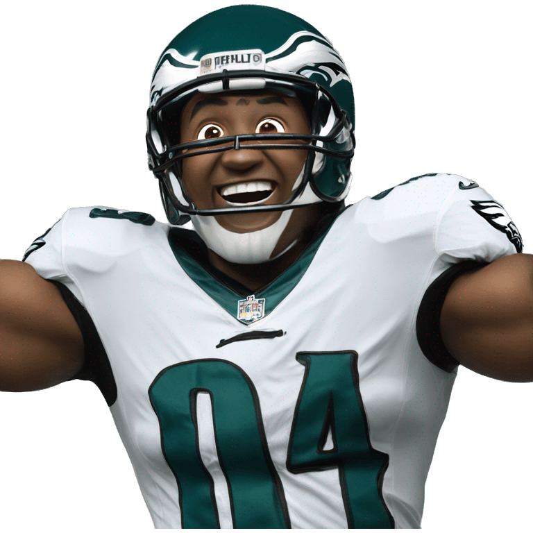 Philadelphia Eagles celebrating  emoji