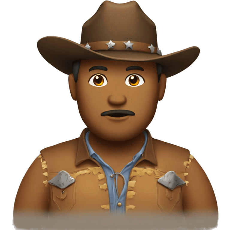 fat cowboy emoji