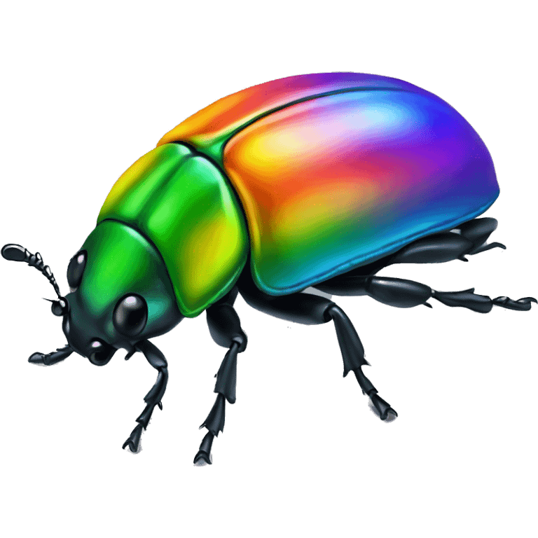 rainbow beetle  emoji