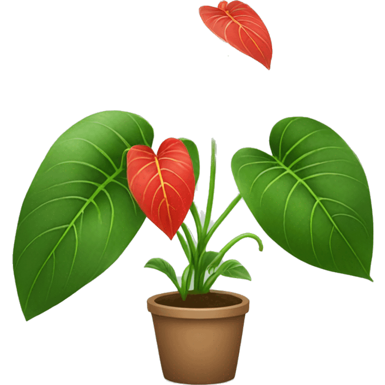 Anthurium plant emoji