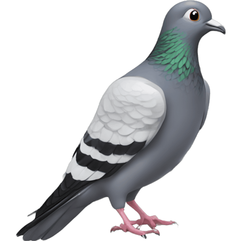 PIGEON POWDERING THE OLIVE BRANCH emoji