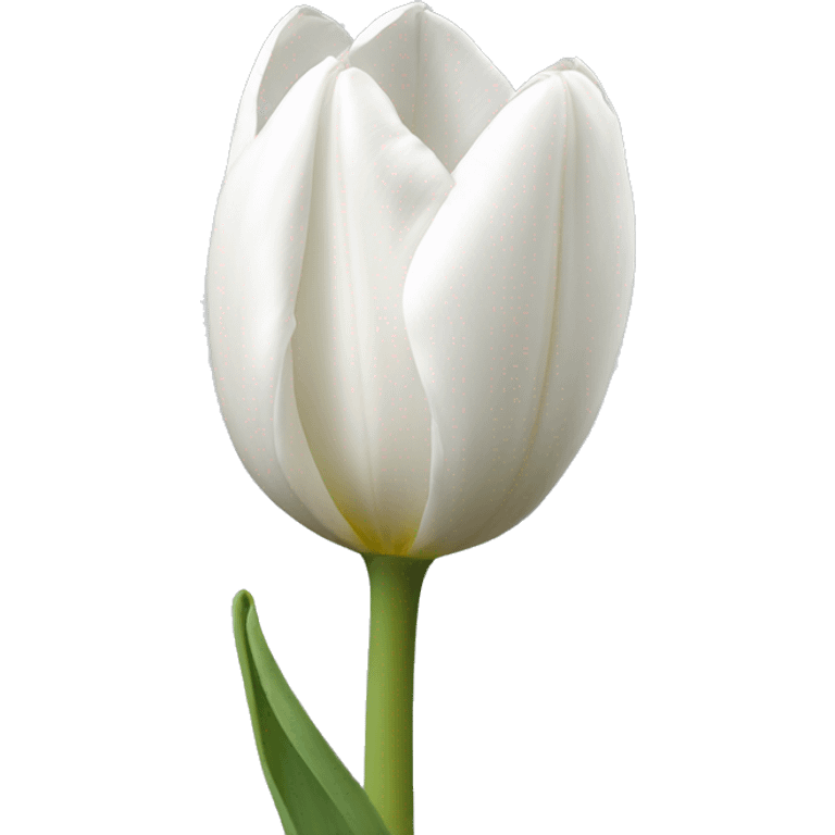 White tulip  emoji