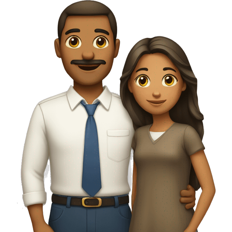 Adulto y niña emoji