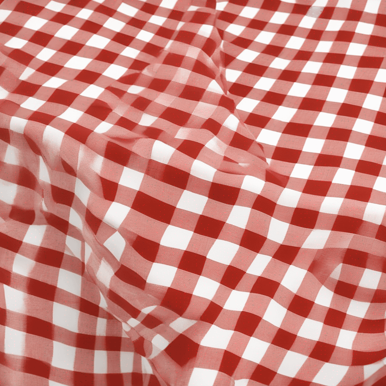 red and white chequered tablecloths emoji