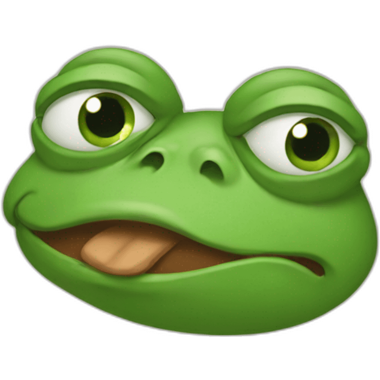 Pepe crying emoji