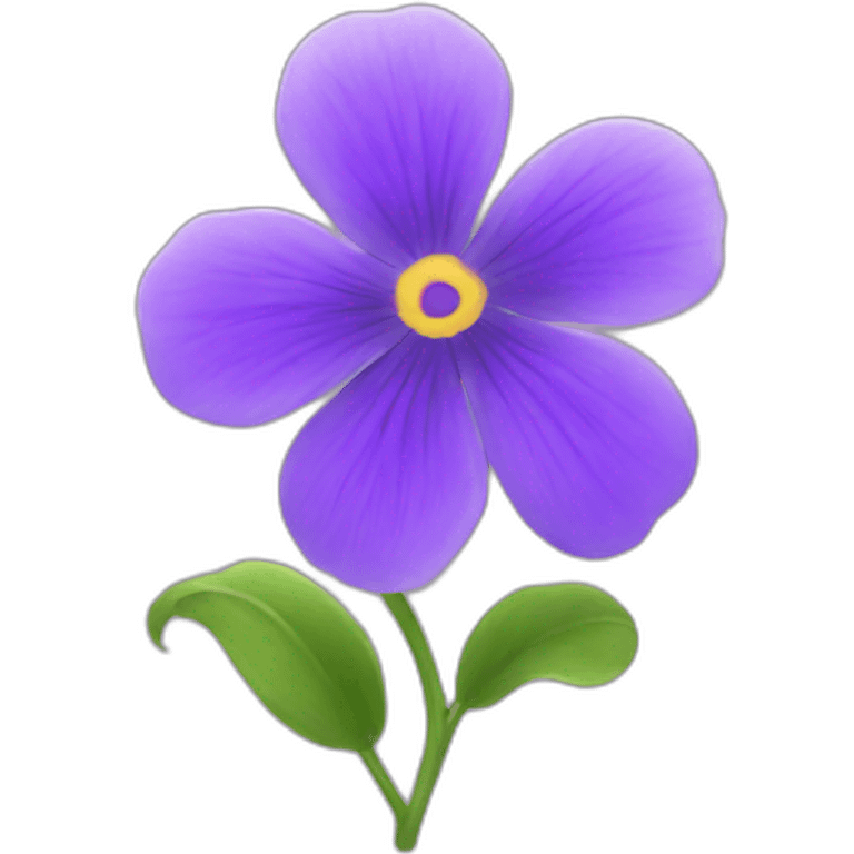 Violet flower emoji