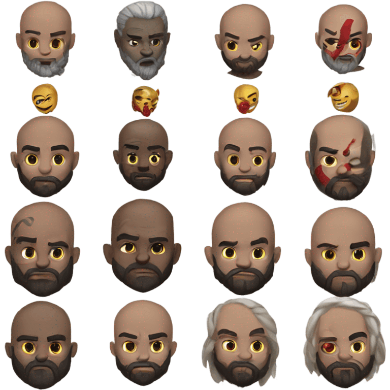 kratos for god of war emoji