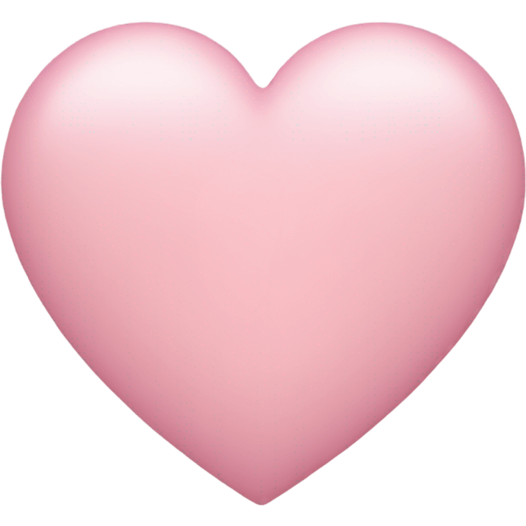 Light pink heart  emoji