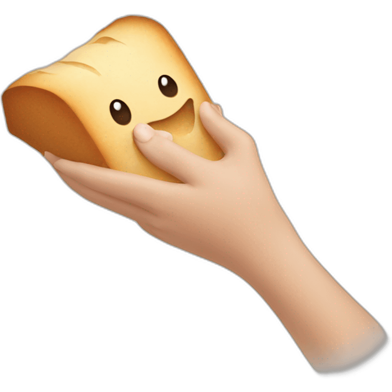 Bread-washing-hands-with-soap emoji