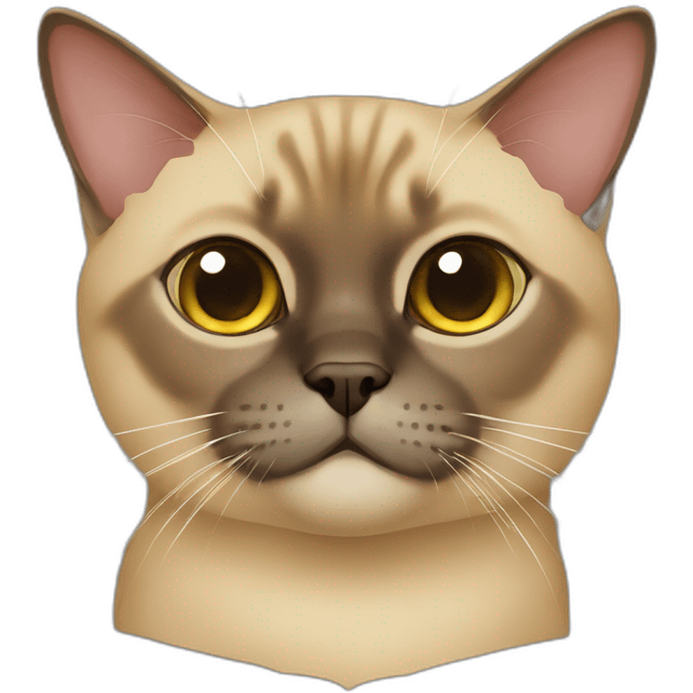 Burmese cat emoji