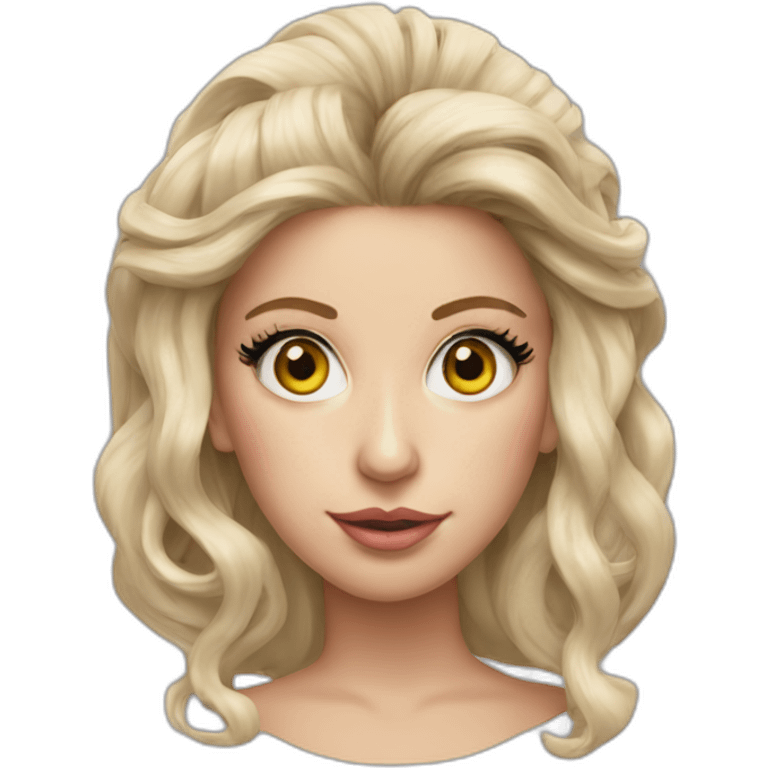 lady-gaga-bow-in-hair-realistic emoji