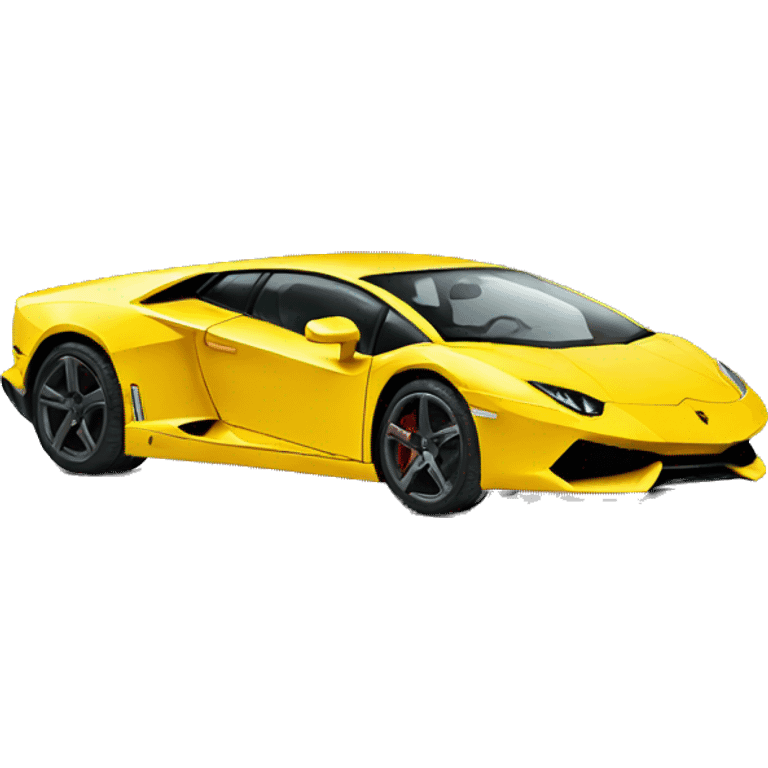 yellow lamborghini emoji