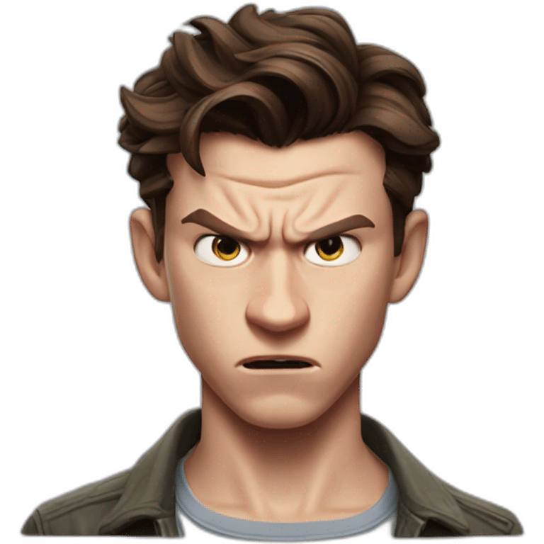 Tom holland angry emoji