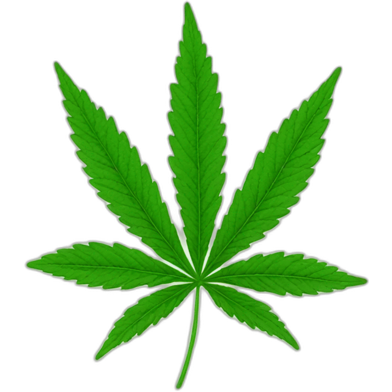 Cannabis leaf emoji