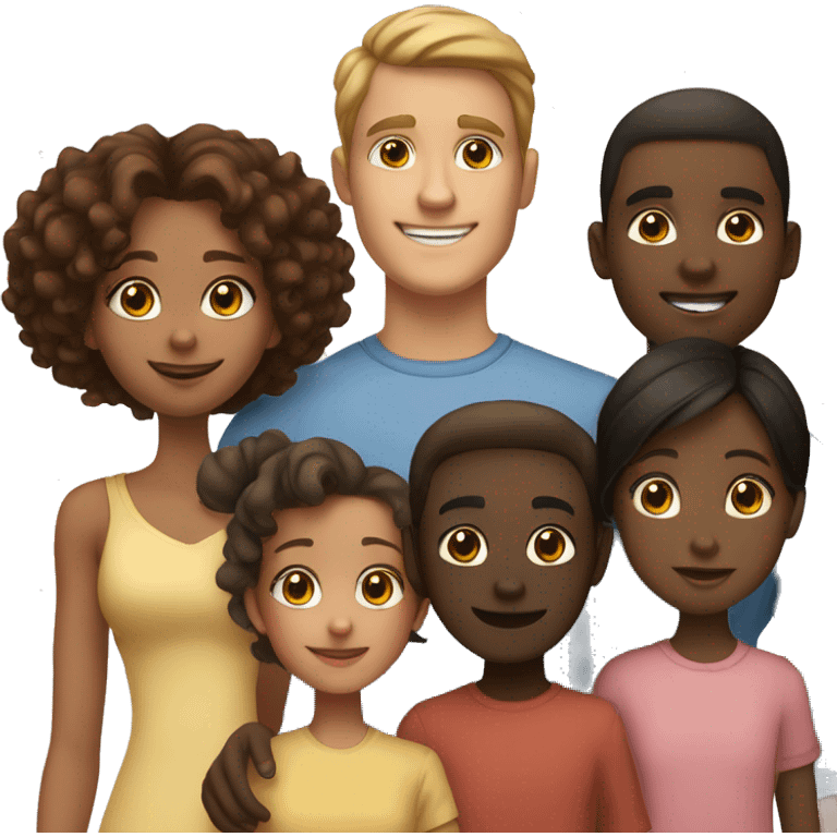 family. 6 Siblings. 3 female. 3 male. 1 male is short and light skin. The girls are all tall 1 girl is dark skin and the other 2 boys are tall as well and brown skin emoji