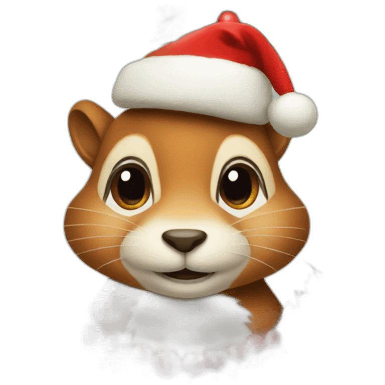 christmas squirel emoji