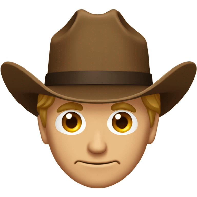 robert redford tiping cowboy hat emoji