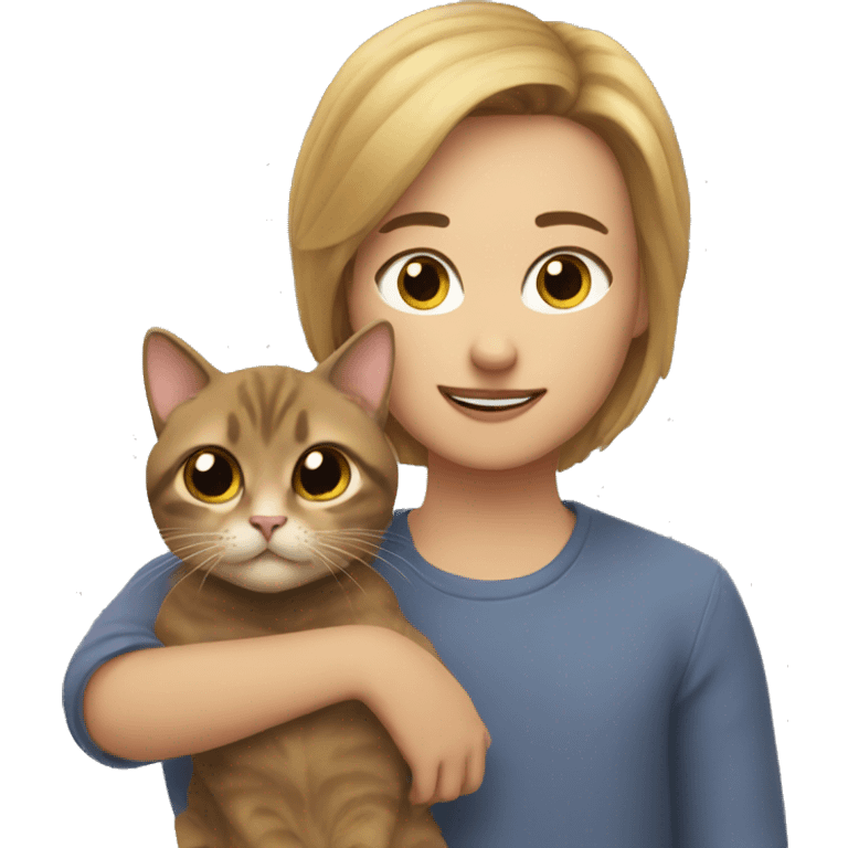 Me and the cat emoji