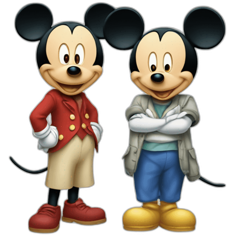 Donald et mickey emoji