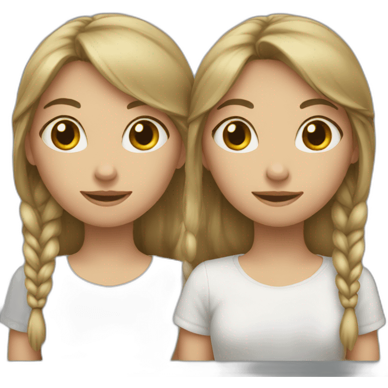 2 filles emoji