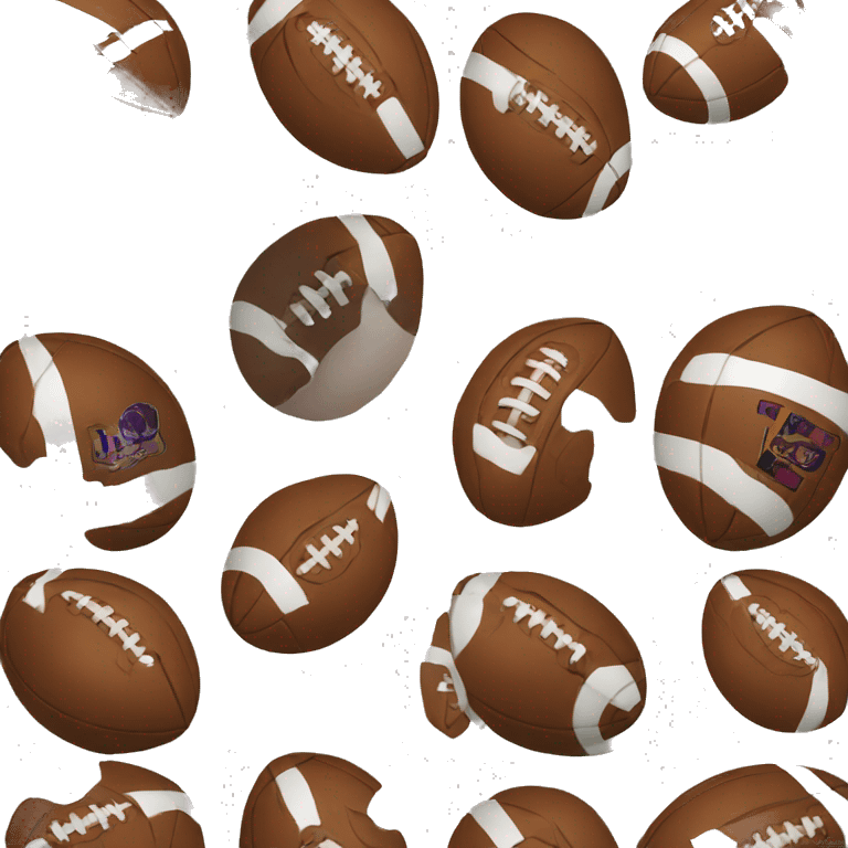 School Board with football tricks on it emoji