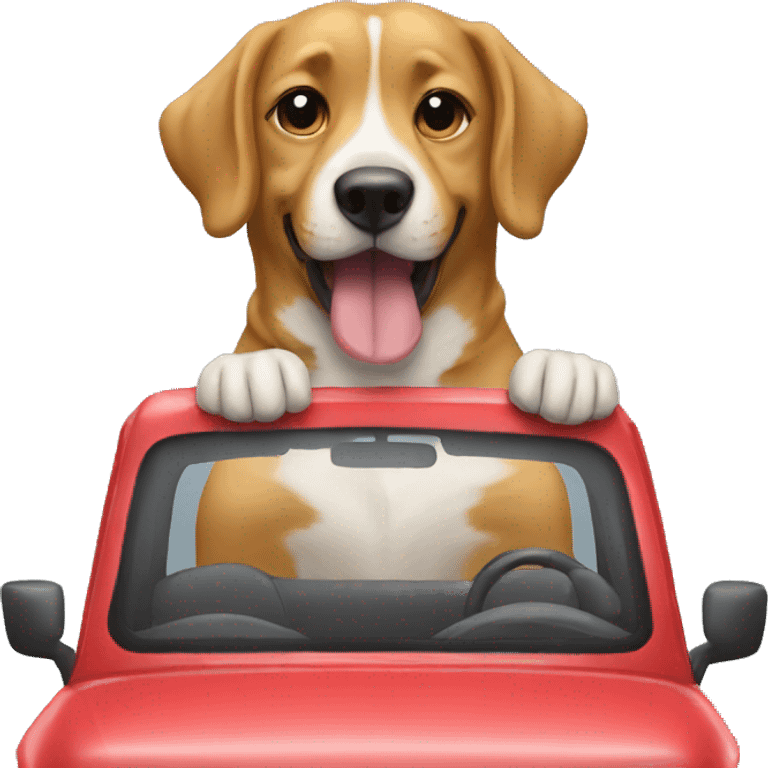 dog eat car emoji