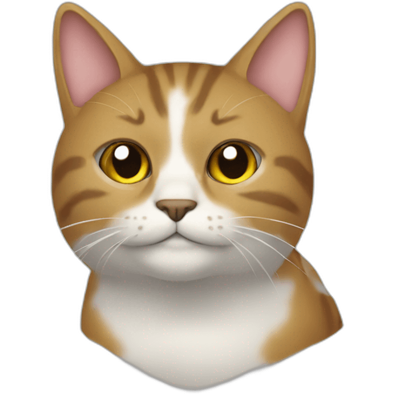 gato digitando emoji