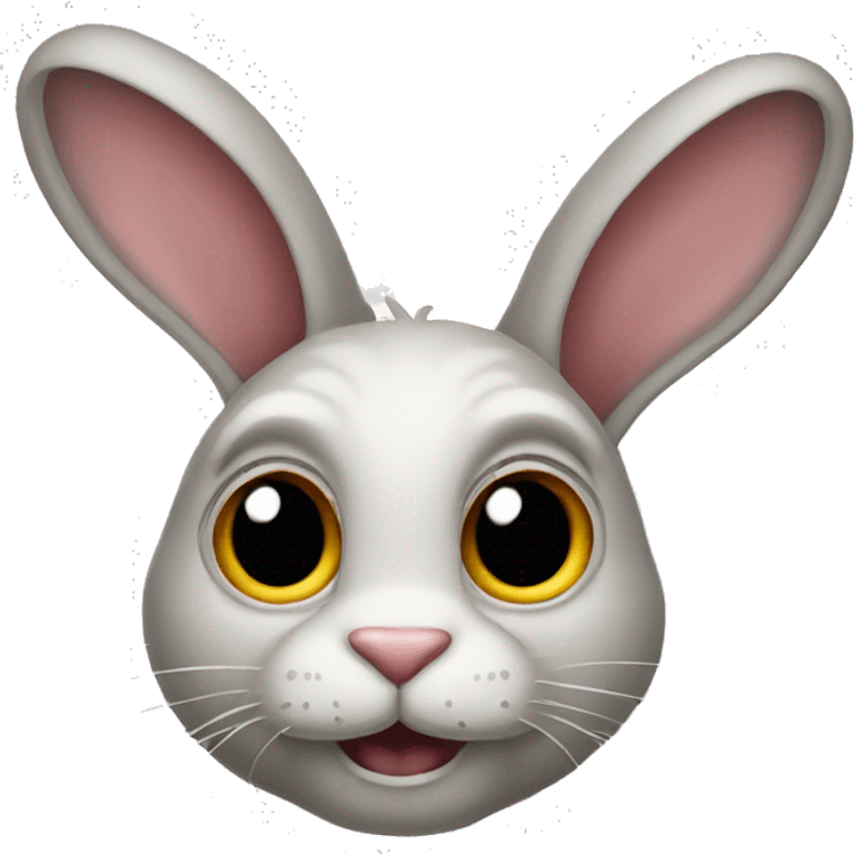 three-eyed rabbit emoji