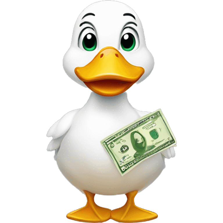 duck with money emoji