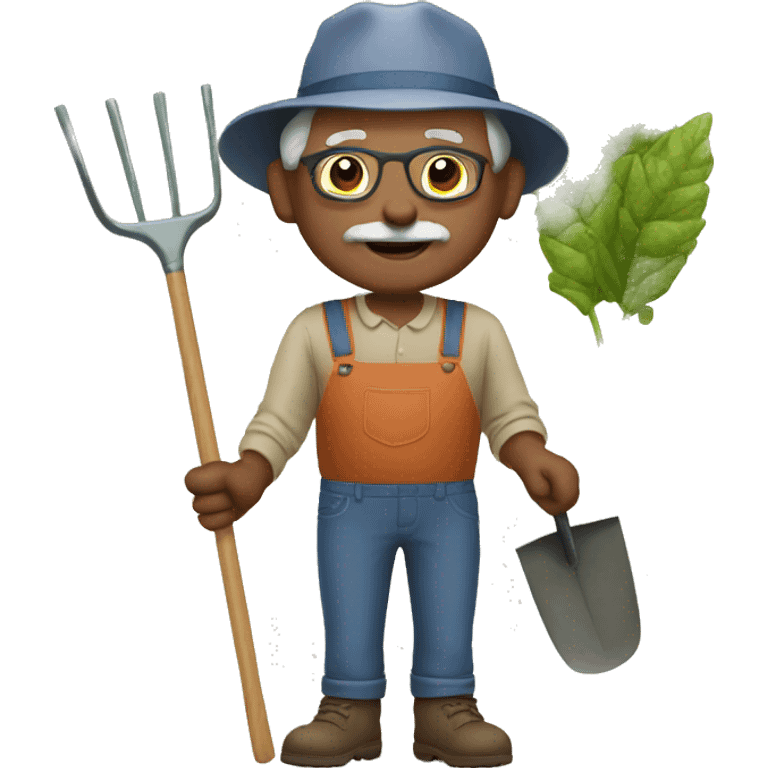 grandparents gardener emoji