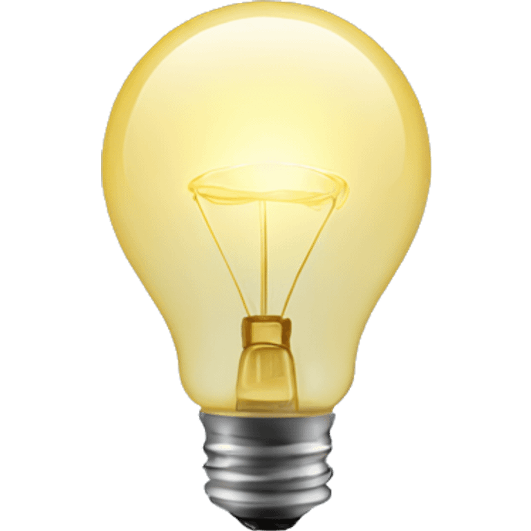 computer, light bulb, inspiration, concentration, creativity emoji