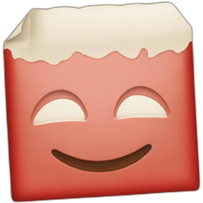 red stamp with word approved emoji