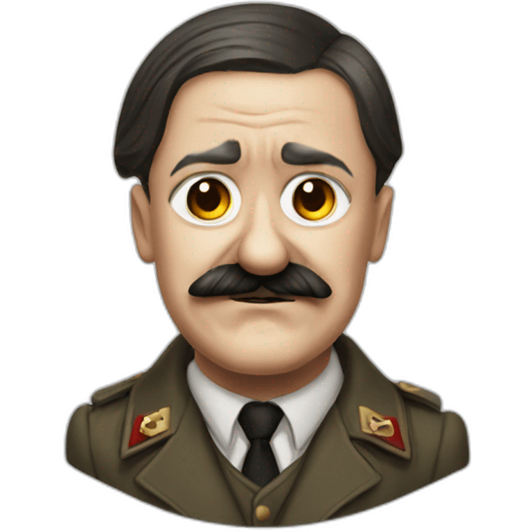 Adolf Hitler clown nice emoji