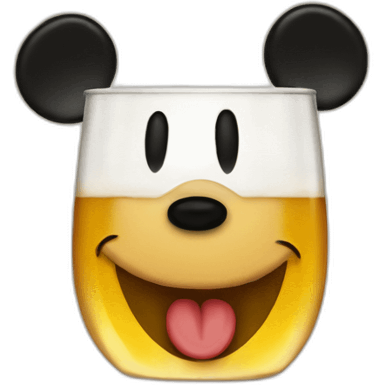 Mickey avec biere emoji