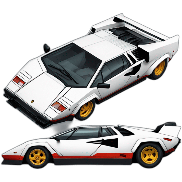 lamborghini countach emoji