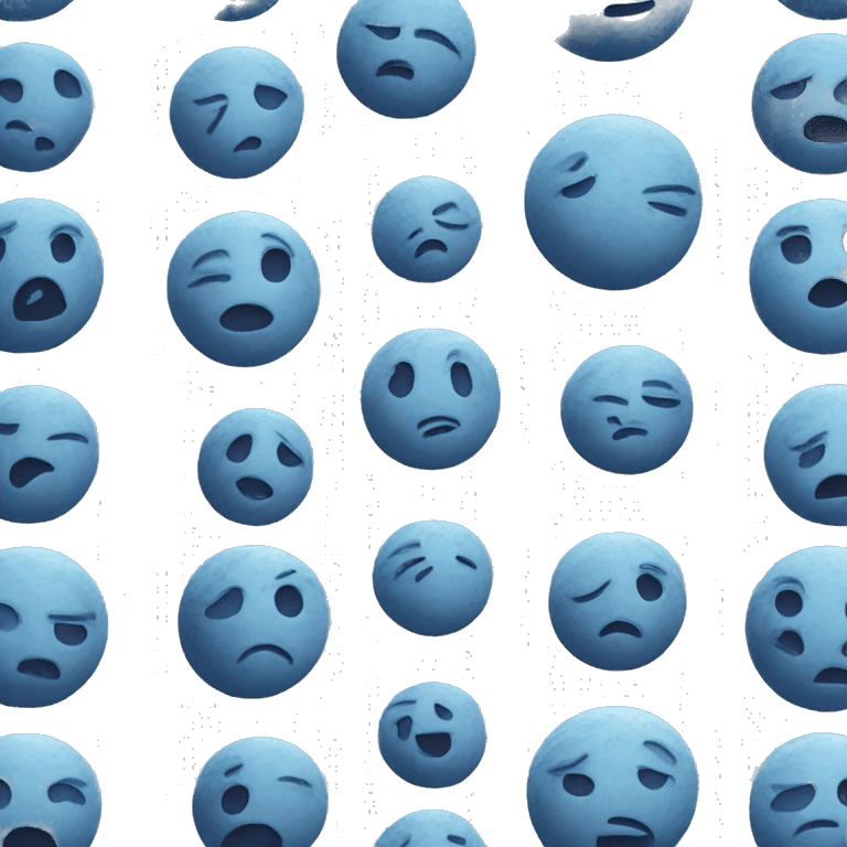 Blue moon emoji