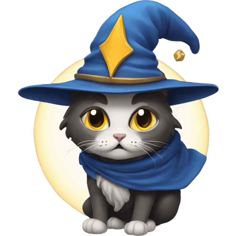 Wizard cat emoji