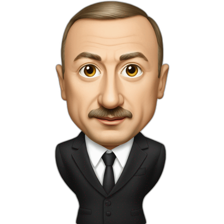 president Ilham aliyev in tango outfit emoji