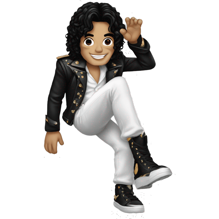 Michael jackson with his toes out emoji