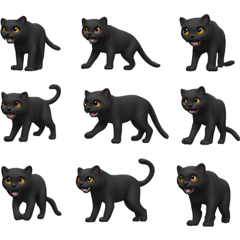 Animal pantera negra emoji