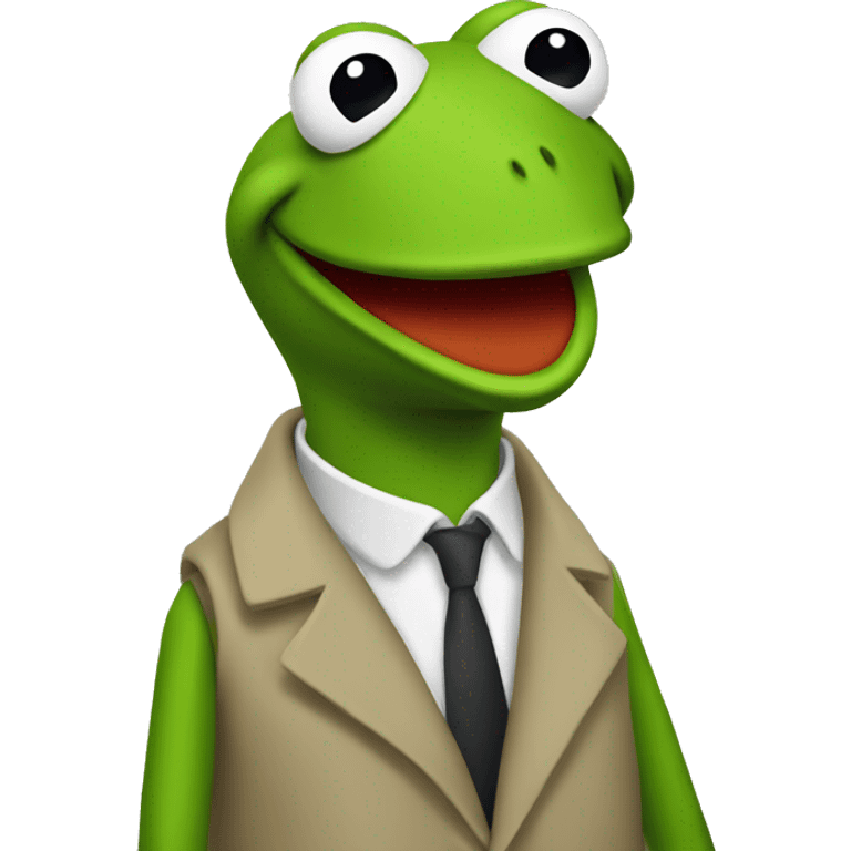 Kermit the Frog TV-Host emoji