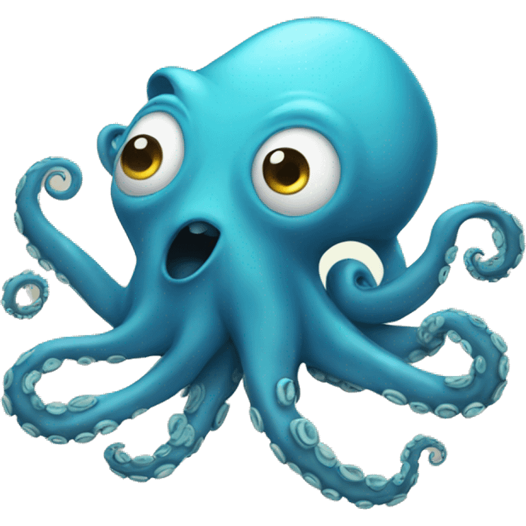 octopus wearing a star emoji