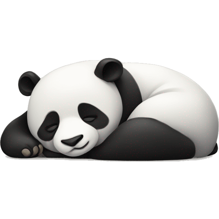 panda sleeping emoji