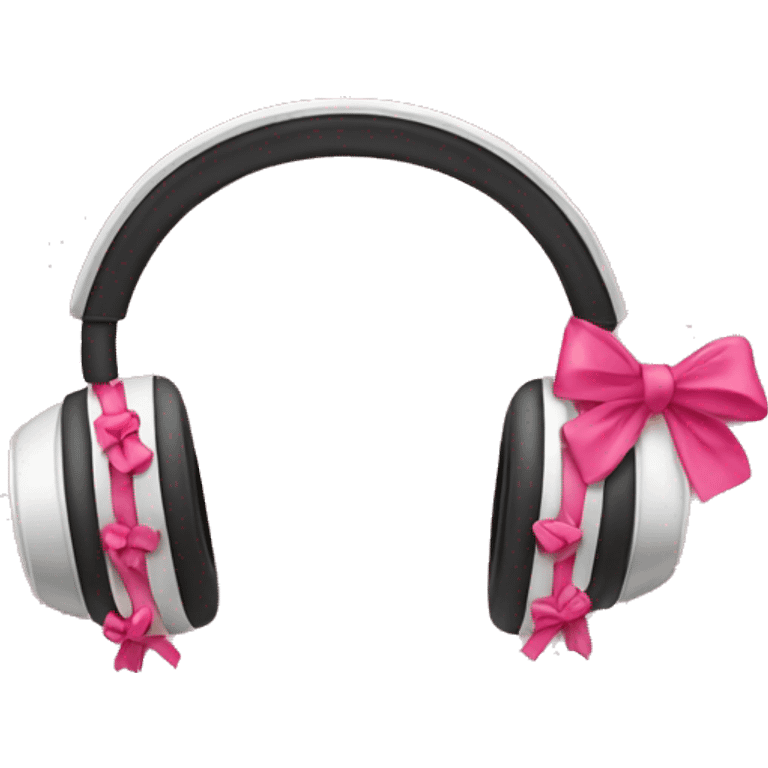 headphones with bows on sides emoji