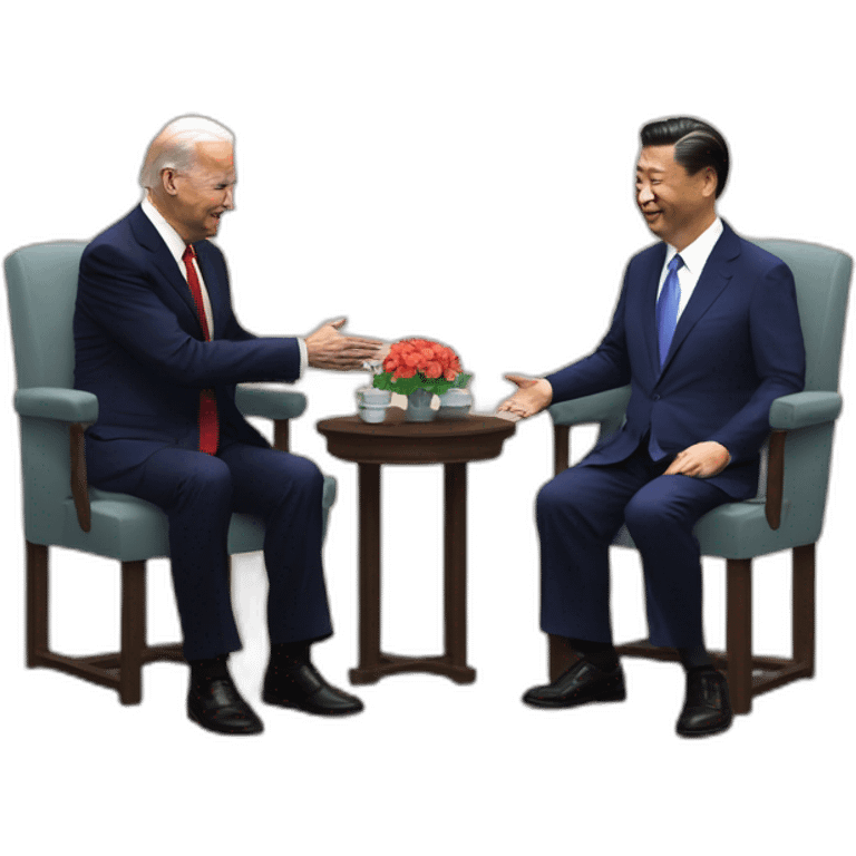 joe biden meeting xi jinping emoji