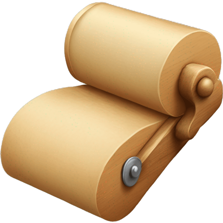 wooden dough roller emoji