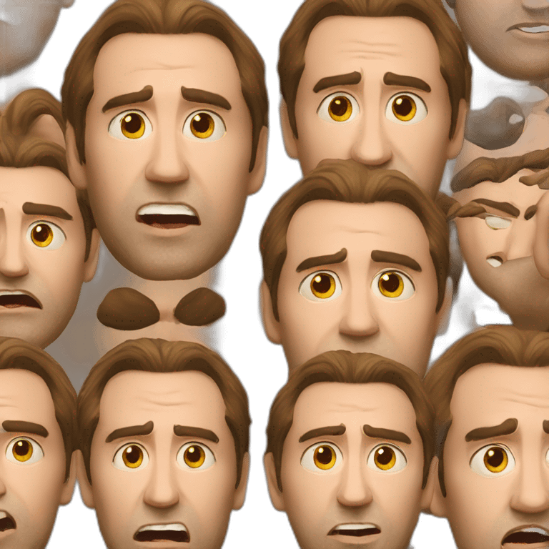 Nicolas Cage crazy emoji