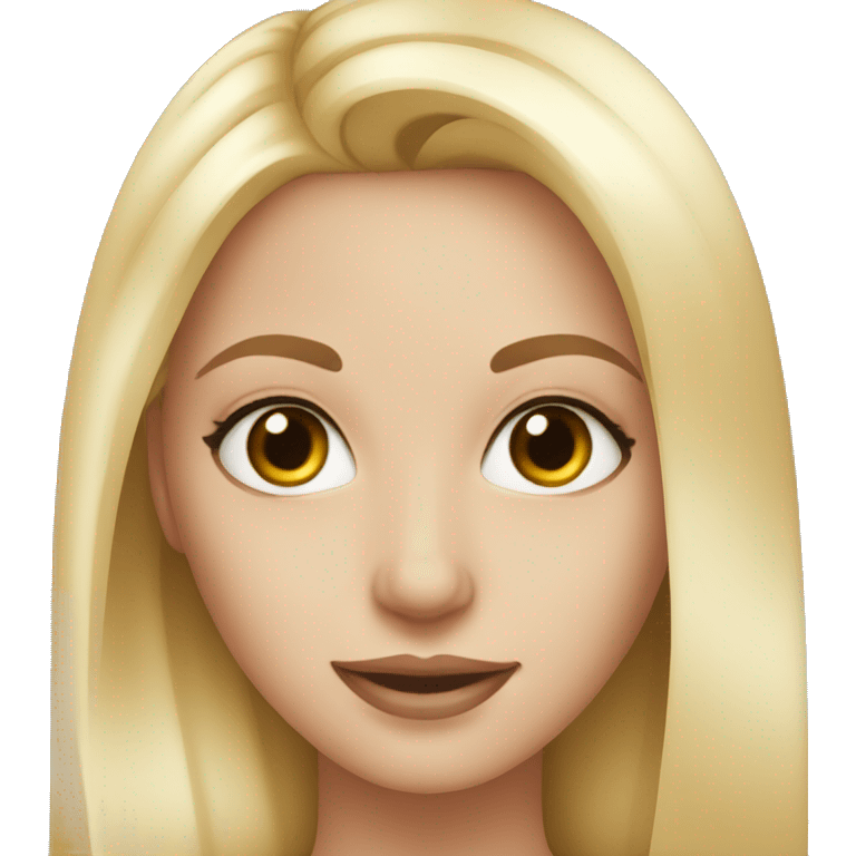 skin care, blonde girl  emoji