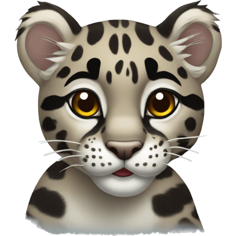 clouded leopard emoji