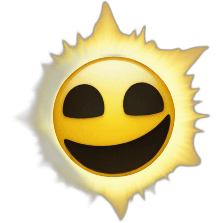 solar eclipse emoji